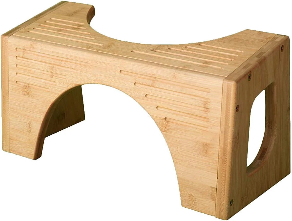 wooden foot step for washroom