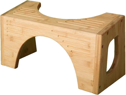 wooden foot step for washroom