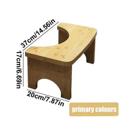 wooden foot step for washroom