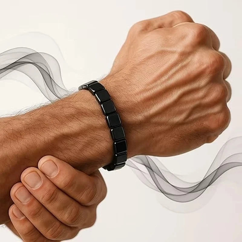 Hemys Hematite Bracelet for Men, 2025 New Hemios bracelet